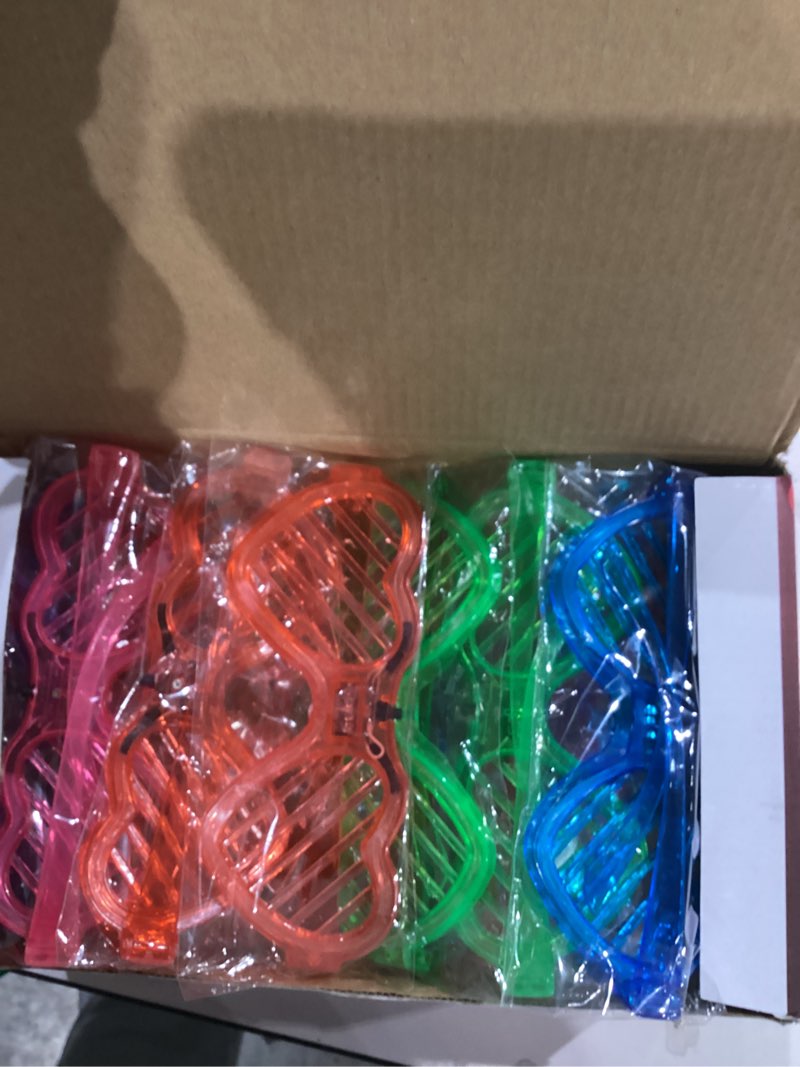 Condition photo showing New/Like New for SpringFlower Valentines Day Cards, Valentines Greeting Card with Light Up Glasses,Classroom Valentines Exchange Gifts Valentines Party Favors School Classroom Valentine's Prizes