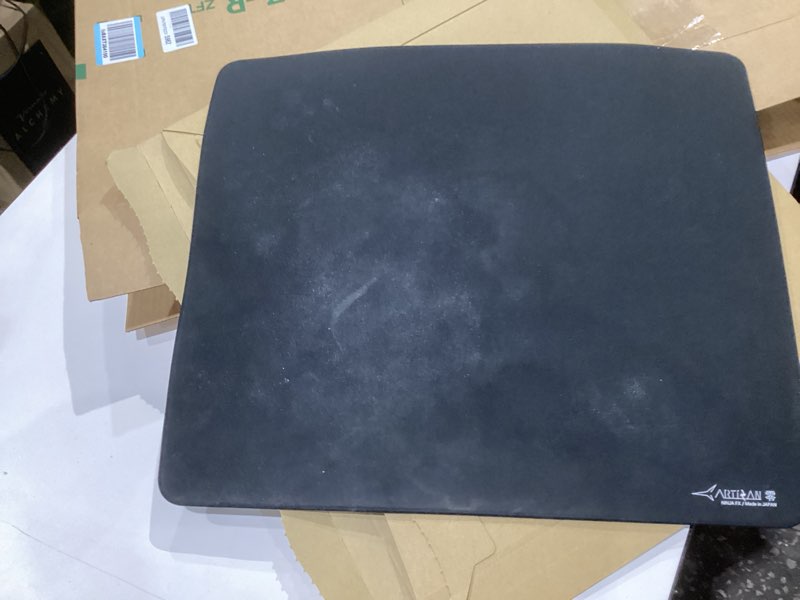 Condition photo showing As Is for artisan zero gaming mouse pad, (black/xl) [fx-zr-sf-xl] fx soft (japan import)