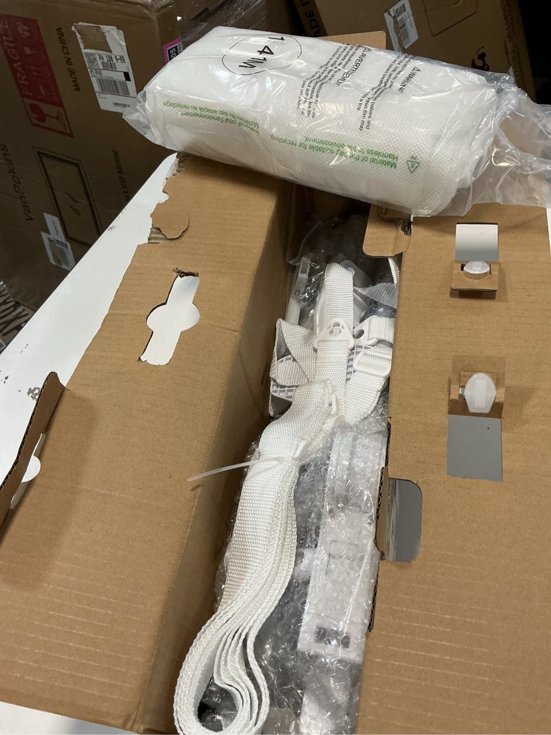 Condition photo showing Good Condition for ComfyBumpy 1-Pack Bed Rail for Toddlers 55.5" L x 19.5" H | Toddler Bed Rails for Twin, Full, Queen & King Mattress Size | Swing Down Rail Guard | Mattress Side Rail for Kids | White White 55.5”L x 19.5”H | 1-Pack