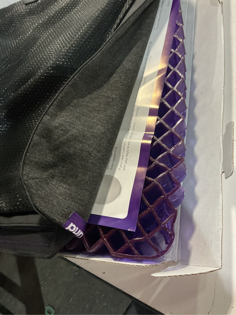 Condition photo showing Good Condition for Purple Royal Seat Cushion - Seat Cushion for The Car Or Office Chair - Temperature Neutral Grid