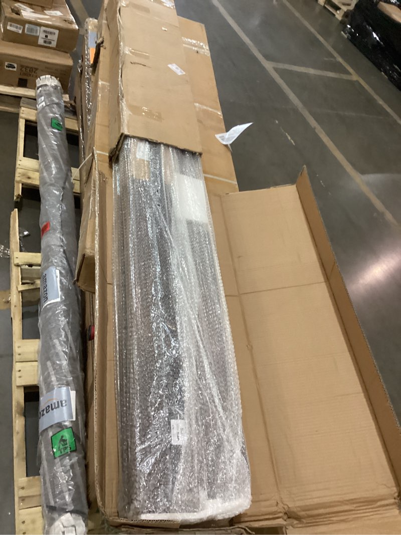 Condition photo showing Good Condition for fredbeck 36in x 84in brown barn door with 6.6ft (79inch) barn door hardware track kit and handle included, double surfaces,simple assembly is required,k-frame,coffee wood 36x84