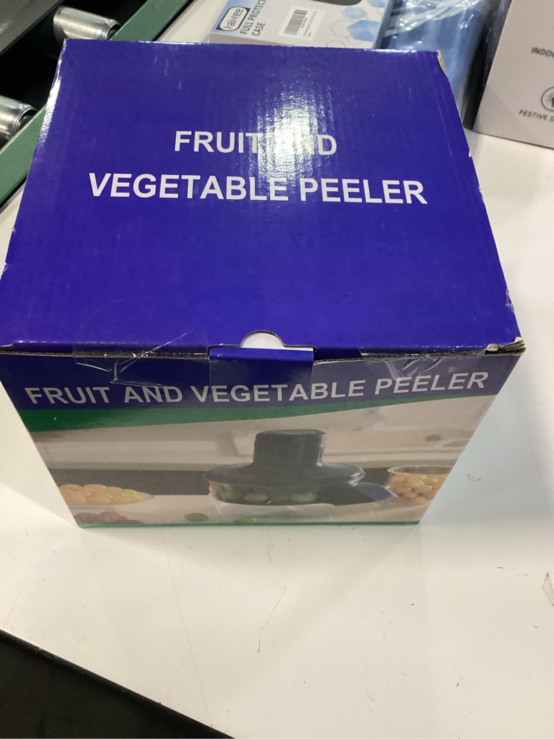 Condition photo showing New/Like New for automatic grape peeler machine,electric peeling machine for grape,automatic garlic & cherry tomato peeler skin remover tool for small fruits,efficient peeling kitchen gadget for home use (blue)