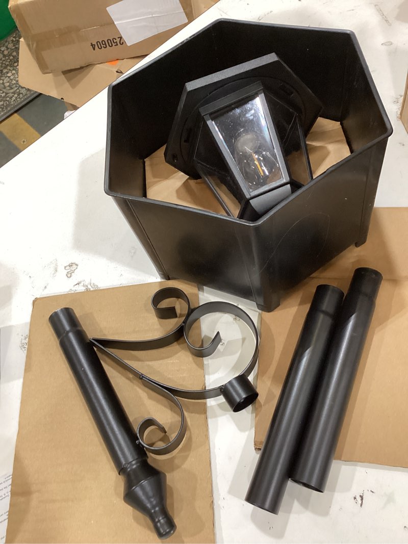 Condition photo showing Good Condition for solar floor lamps with planter (2-in-1 design), 29.5" outdoor solar lamp post - ip44 waterproof, warm yellow lights dusk to dawn 6-8hr, easy install for lawn, patio, porch, yard & pathway decor