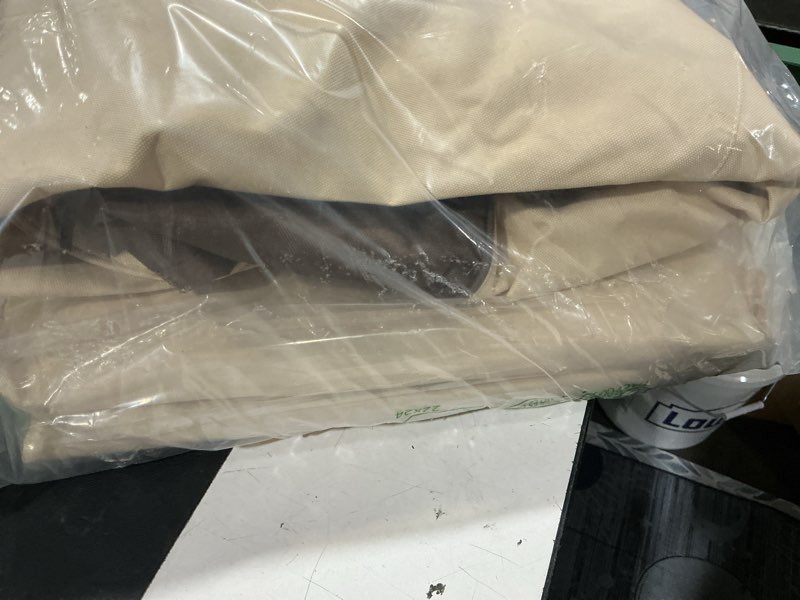 Condition photo showing Good Condition for vailge patio chair covers, lounge deep seat cover, heavy duty and waterproof outdoor lawn patio furniture covers (2 pack - large, beige & brown) beige & brown chair cover - 2 pack large