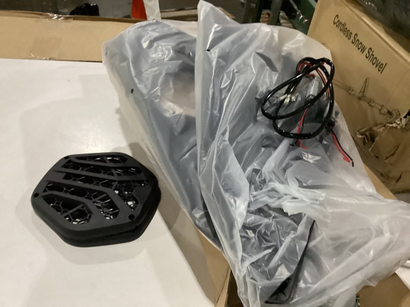 Condition photo showing New/Like New for 6.5" lower door speaker pods for 2024-2025 can-am maverick r, front speaker enclosures weatherproof mesh holder for can am maverick r max x rs 2024+ accessories(speakers not included)