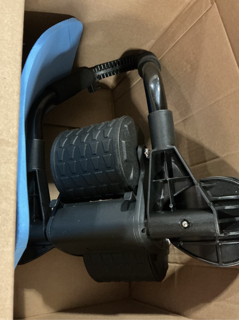 Condition photo showing Good Condition for 2026 new ab roller wheel with knee mat &timer, automatic rebound abdominal wheel, ab abdominal exercise roller with elbow support, abs workout equipment ab exercise roller for women men black