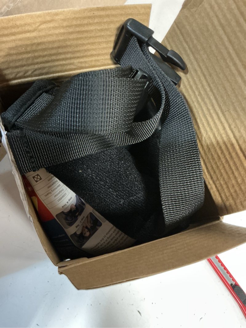 Condition photo showing New/Like New for sarisun travel pillows for airplanes, airplane pillow for long flight, airplane head strap with eye mask for sleep, travel neck pillow for car road trip, 360° support headrest, stop bobblehead, black
