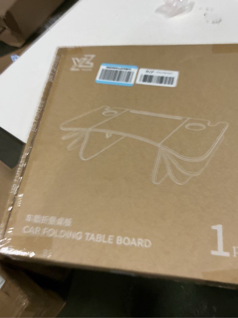 Condition photo showing New/Like New for YONZEE Foldable Desk Food Tray (Carbon Edition) for Tesla Model Y Model 3 S X Y Juniper- Upgraded Table with Support Leg for Dining, in-Car Work, Travel and Outdoor (1 Pack)