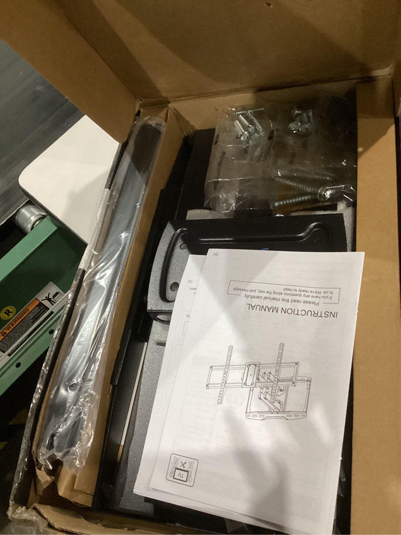 Condition photo showing Good Condition for USX STAR UL Listed Full Motion TV Wall Mount Bracket for Most 37-90 inch TVs, Swivel Tilt Extension Level TV Mount, Max VESA 600x400mm, Holds up to 132lbs & 16" Wood Studs with Hole Drilling Template Movable 37-90inch