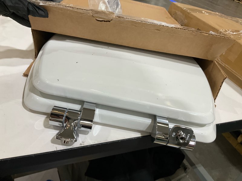 Condition photo showing As Is for toilet seat