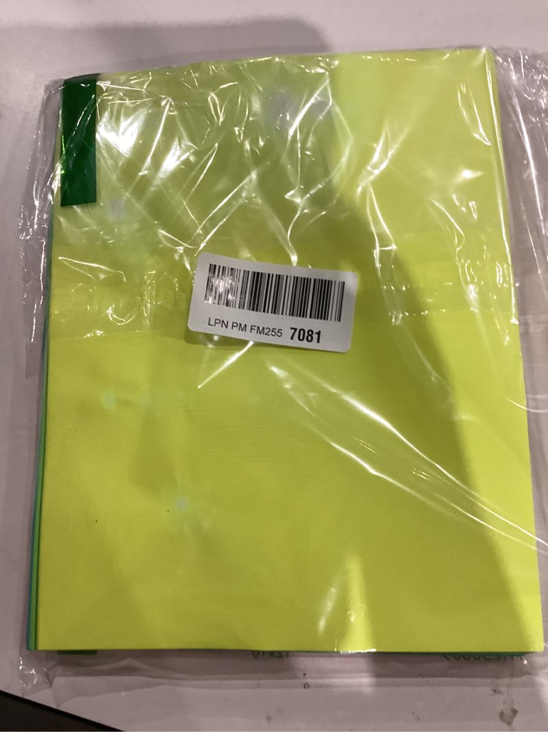 Condition photo showing New/Like New for Neenah Paper Astrobrights Color Paper, 8.5” x 11”, 24 lb/89 gsm, Spectrum 25-Color Assortment, 150 Sheets (80933-01) 8.5 x 11 inches