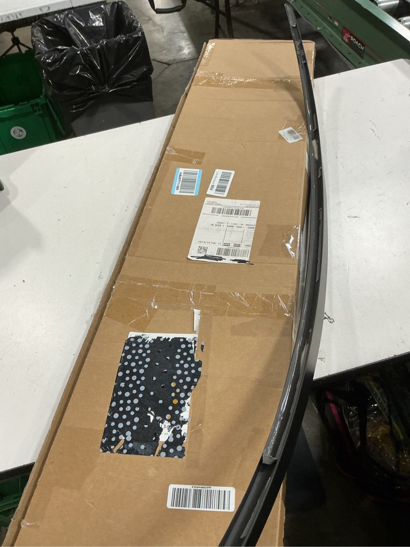 Condition photo showing As Is for basenor 2026 2025 2024 tesla model 3 highland spoiler oem rear spoiler wing performance rear trunk lip abs material [proprietary design] model 3 accessories gen 2, matte black model 3 highland matte carbon fiber