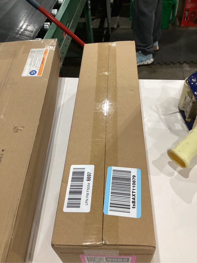 Condition photo showing New/Like New for 8 FT Garage Door Seals Bottom Rubber, Heavy Duty U+O Ring Garage Door Bottom Seal with Aluminium Track Retainer Kit, Universal Garage Door Weather Stripping for Home Garage Protection
