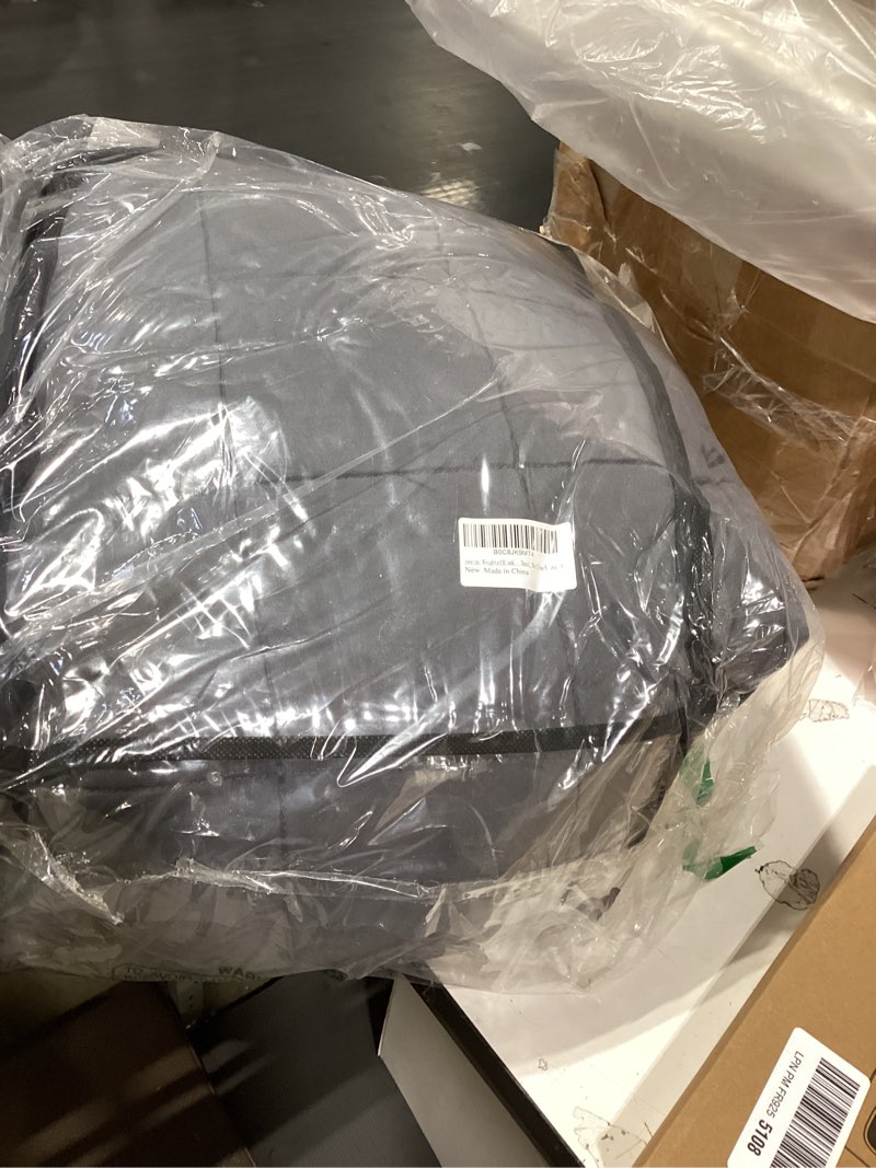 Condition photo showing New/Like New for yescool weighted blanket for adults (20 lbs, 88” x 104”, grey) cooling heavy blanket for sleeping perfect for 190-210 lbs, queen size breathable blanket with premium glass bead, machine washable grey 88x104-20 lbs
