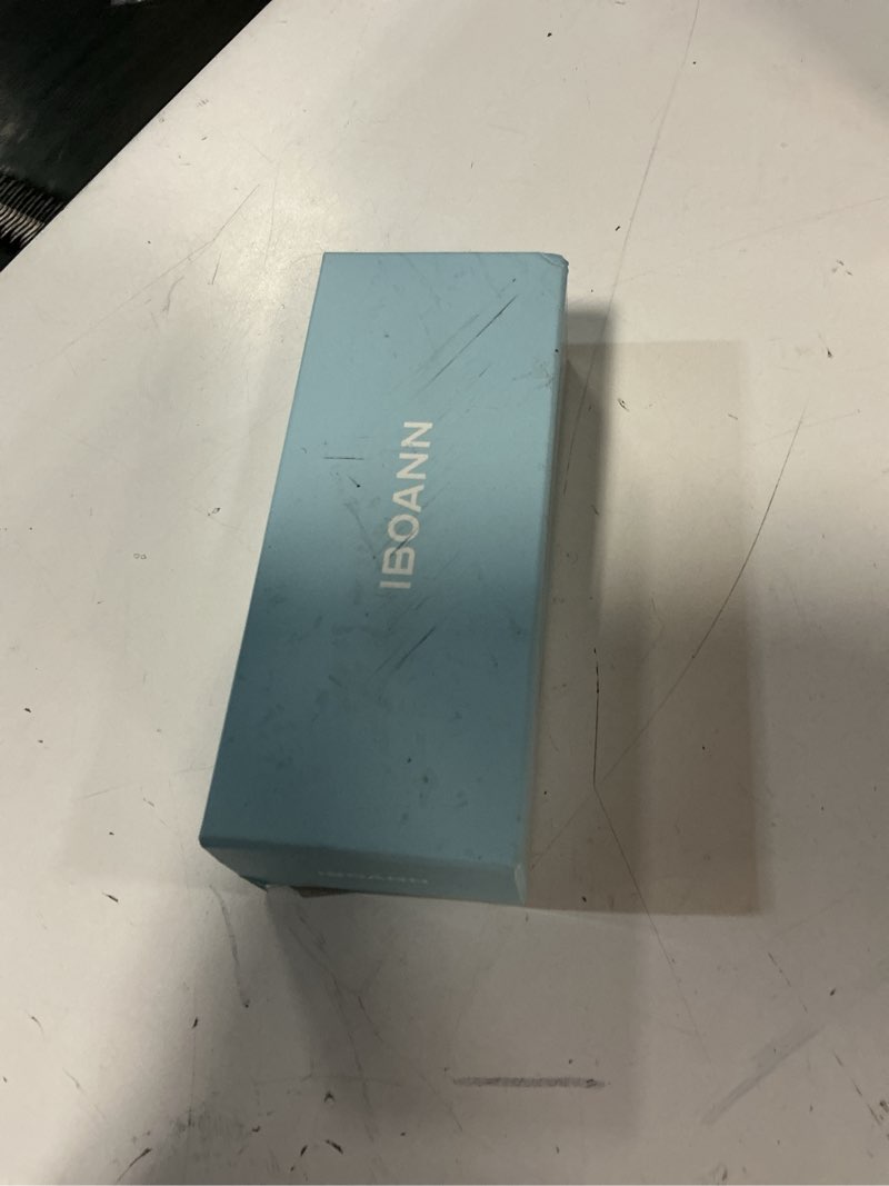 Condition photo showing New/Like New for iboann blue light glasses for men - lightweight al-mg metal, gaming computer blocking glasses, eye protection anti eyestrain black max protection