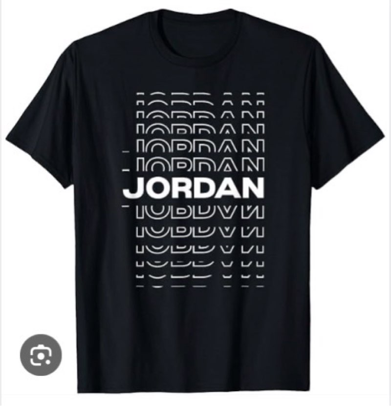 Minimalist Country - Modern Graphic Jordan T-Shirt Medium