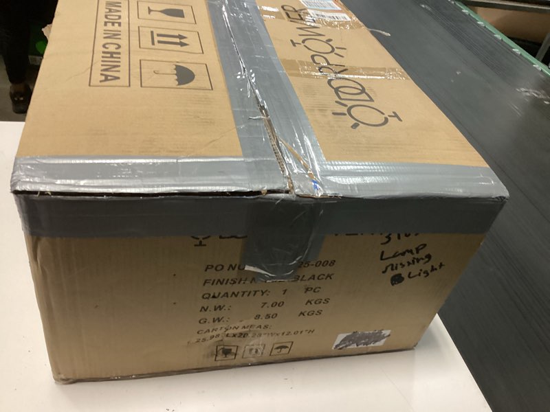 Condition photo showing New/Like New for 3-head outdoor post lights, 84" dusk to dawn sensor pole lamp, waterproof floor lamps, outlet gfci pathway lights for garden, lawn, yard