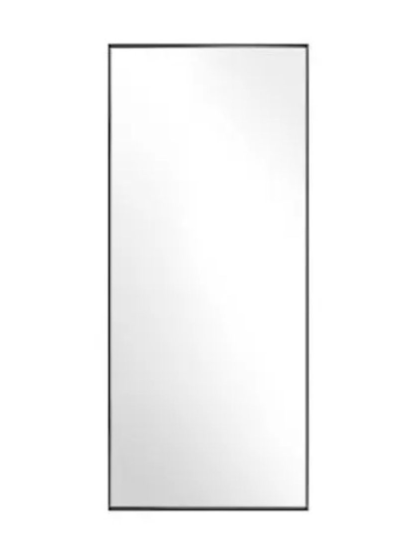 LAY Look at You Oversized Mirror 78x39 - Black Frame, Aluminium Explosion-Proof Glass, Full-Length