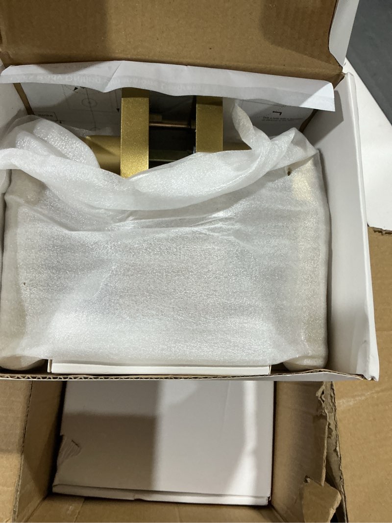Condition photo showing Good Condition for amerdeco 3 pack brushed gold passage door handles,heavy duty non-locking door lever for hall, closet,office area, shopping malls am0021 passage 3 pack brushed gold