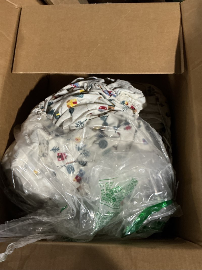 Condition photo showing Good Condition for Sleep Philosophy True North 100% Cotton Flannel Sheets Queen Size, Cozy Flannel Sheet Set Brushed fo