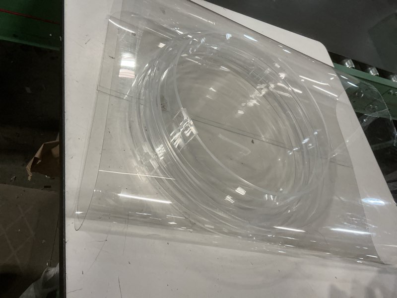 Condition photo showing As Is for Wokceer Cylinder Pedestal Stands for Party 3Pcs Clear Round Cylinder Tables for Parties Pedestal Stand Display Plinth Pillars for Wedding Birthday Party Art Decor 35.4"",29.5"",23.6"" H Cylinder Clear D