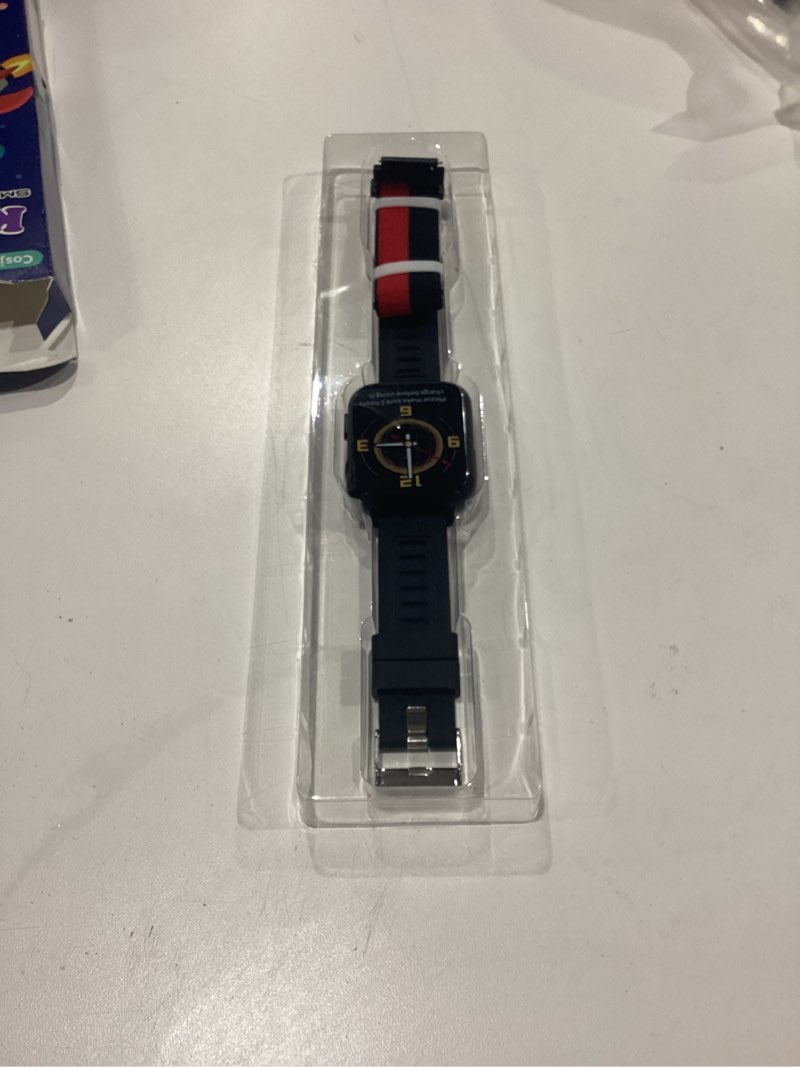 Condition photo showing New/Like New for cosjoype kids game smart watch for kids with 39 puzzle games hd touch screen camera music player pedometer alarm clock calculator flashlight 12/24hr kid watch gift for 4-12 year old boys toys for kid black