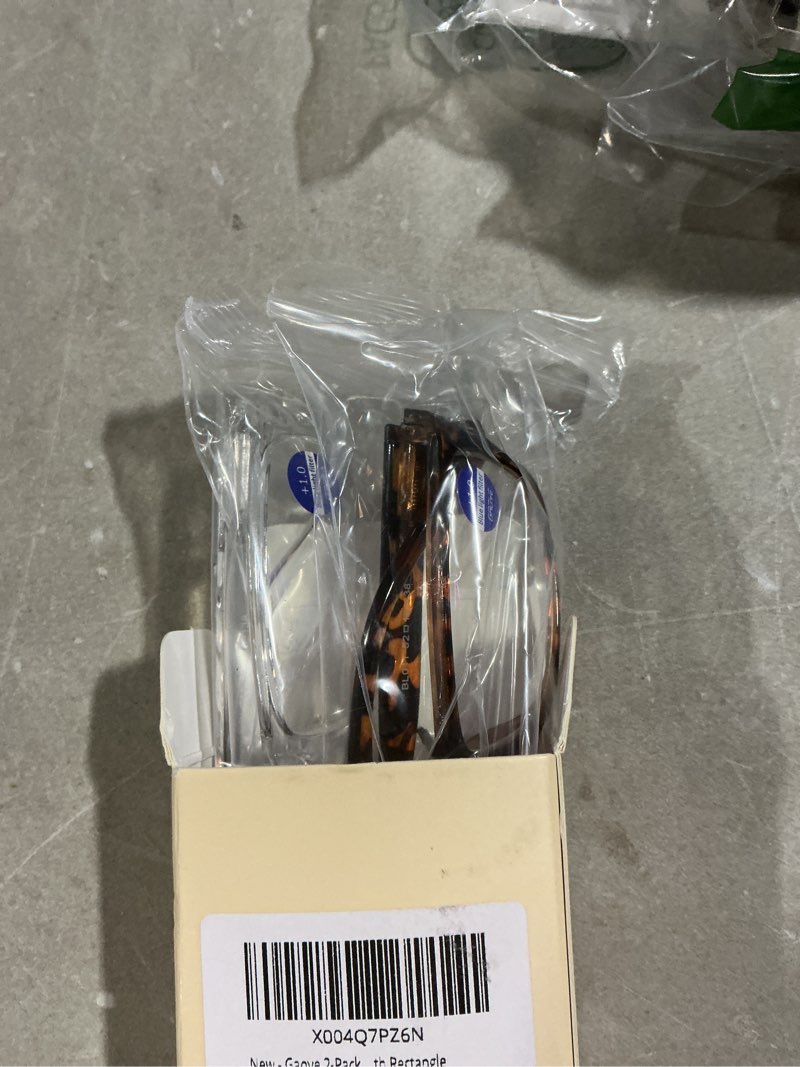 Condition photo showing Good Condition for gaoye 2-pack of reading glasses - blue-light filter, uv protection - readers with rectangle frames bright leopard + clear 1.0 x