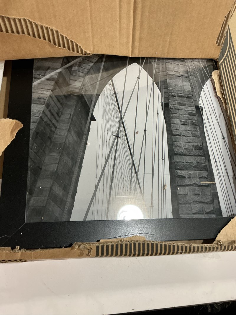 Condition photo showing Good Condition for Americanflat 20x30 Poster Frame with Polished Plexiglass - Black Picture Frame - Wide Photo Frames Made of Engineered Wood for Vertical or Horizontal Wall Display - Epic Collection - Black Black 20x30