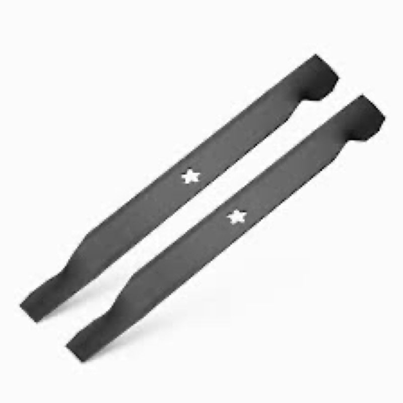 2 pack) high lift lawn mower blades replace craftsman husqvarna poulan