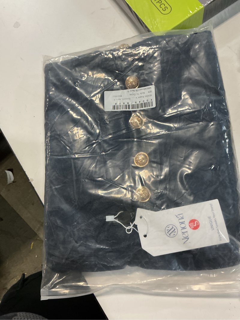 Condition photo showing New/Like New for NENONA Women's 2025 Fall Sweater Dress Winter Long Sleeve Fashion Button Elegant Business Work Forma