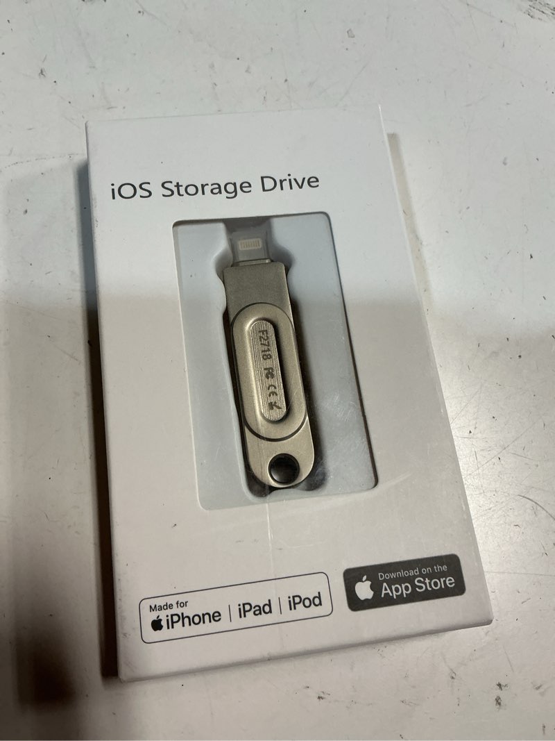 Condition photo showing New/Like New for 512gb qainerly photo stick for phone flash drive,4in1 memory stick for photos and videos usb stick external storage compatible for iphone/ipad/android/pc 512gb silver