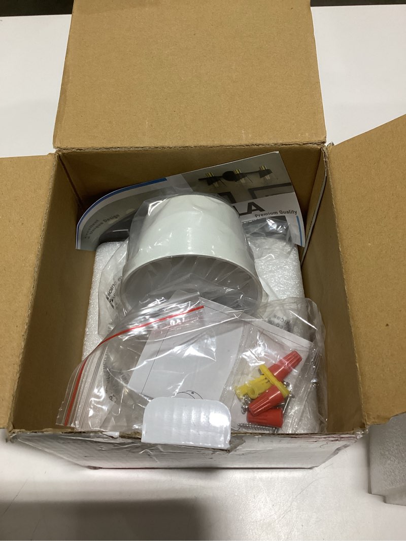 Condition photo showing Good Condition for URSOLA Wall Light LED Wall Sconce with On/Off Switch USB Charging Port 110 Volt Hardwired Wall Lamp 350 Rotatable Up Down Sconces Wall Lighting (White) White 1 PC Hardwired