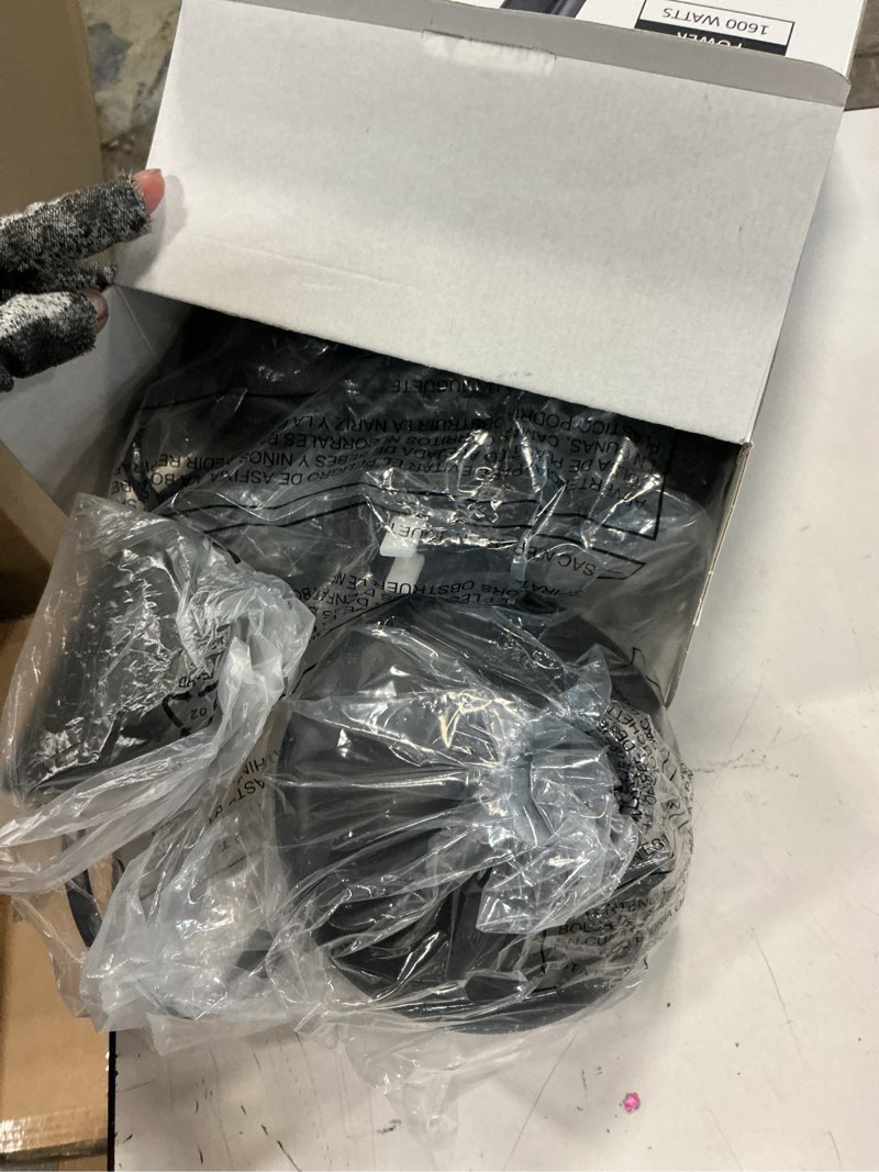 Condition photo showing Good Condition for Hair Dryer, High-Speed Ionic Low Noise Blow Dryer, Powerful 1600 Watt Motor for Fast Drying and Straight & Wavy Hair, Lightweight, Professional Hairdryer with Diffuser & Nozzle for Home Salon Travel Black