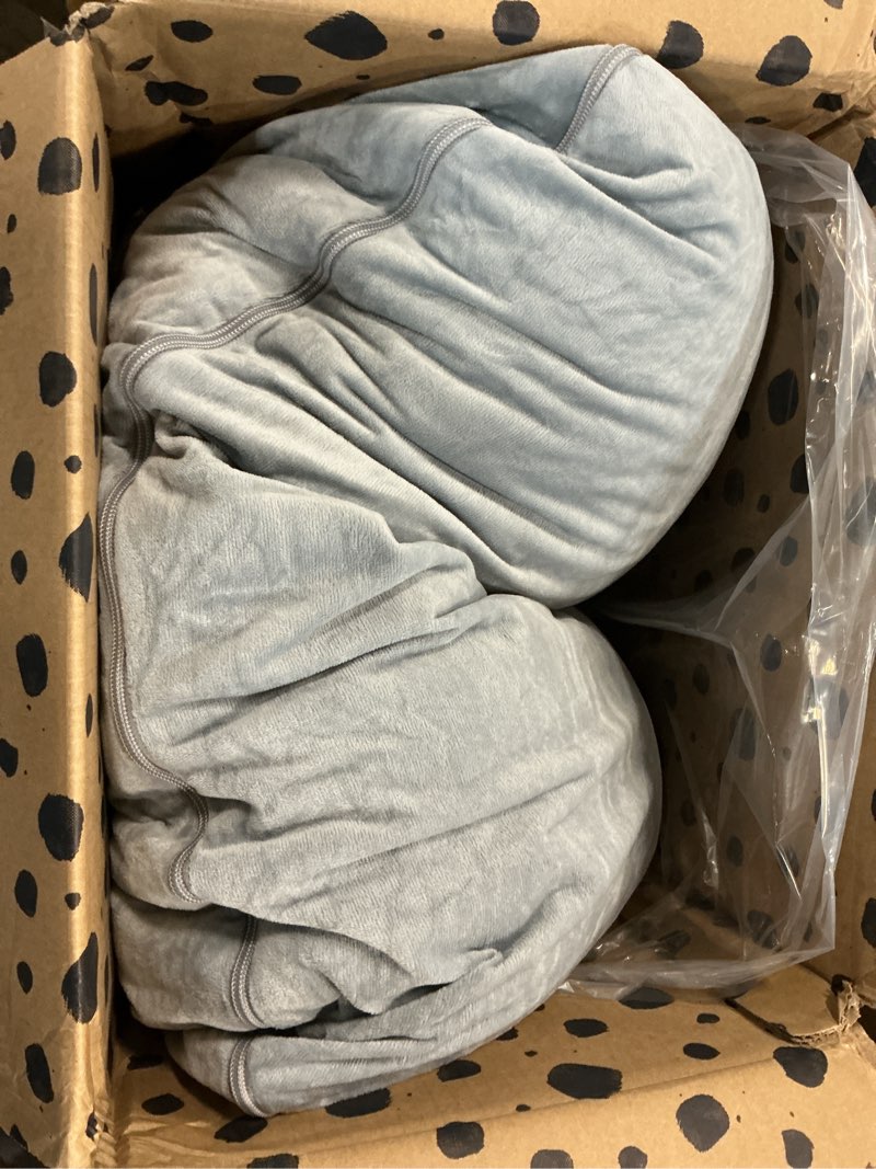 Condition photo showing Good Condition for Momcozy Pregnancy Pillow with Cooling Cover, Dreamlign U Pro Maternity Pillow with Adjustable Leg Pillow - Support for Back, HIPS, Belly, Legs for Pregnant Women, 50-72 Inch Full Body Pillow, Grey Grey -Cooling Fabric