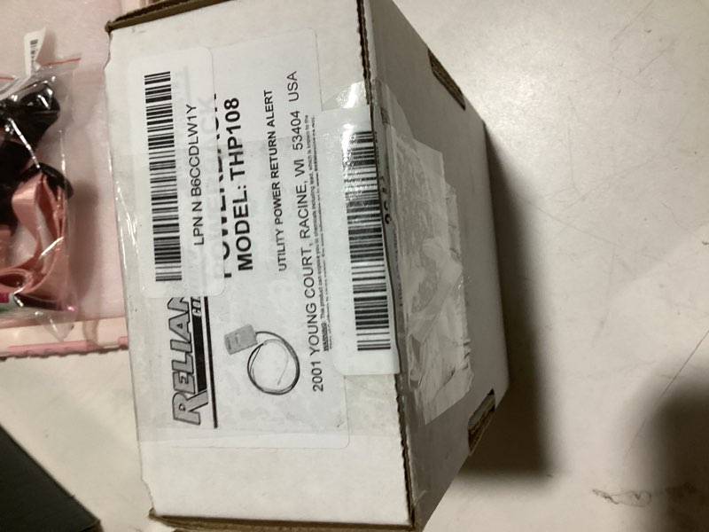 Condition photo showing Good Condition for reliance controls corporation thp108 powerback! mains return alarm