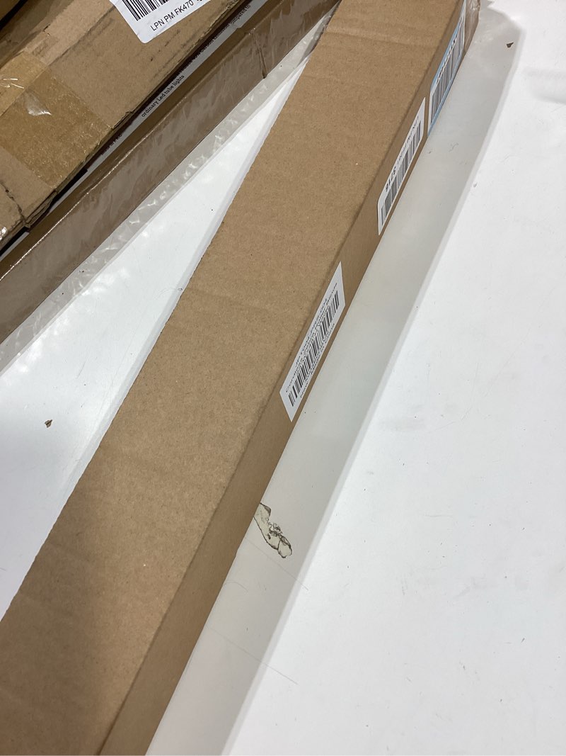 Condition photo showing As Is for lazblinds no tools no drill cordless zebra blinds for windows, dual layer light control for day and night, light filtering privacy roller blinds and shades for home, 23" w x 48" h, white white 23"w x 48"h