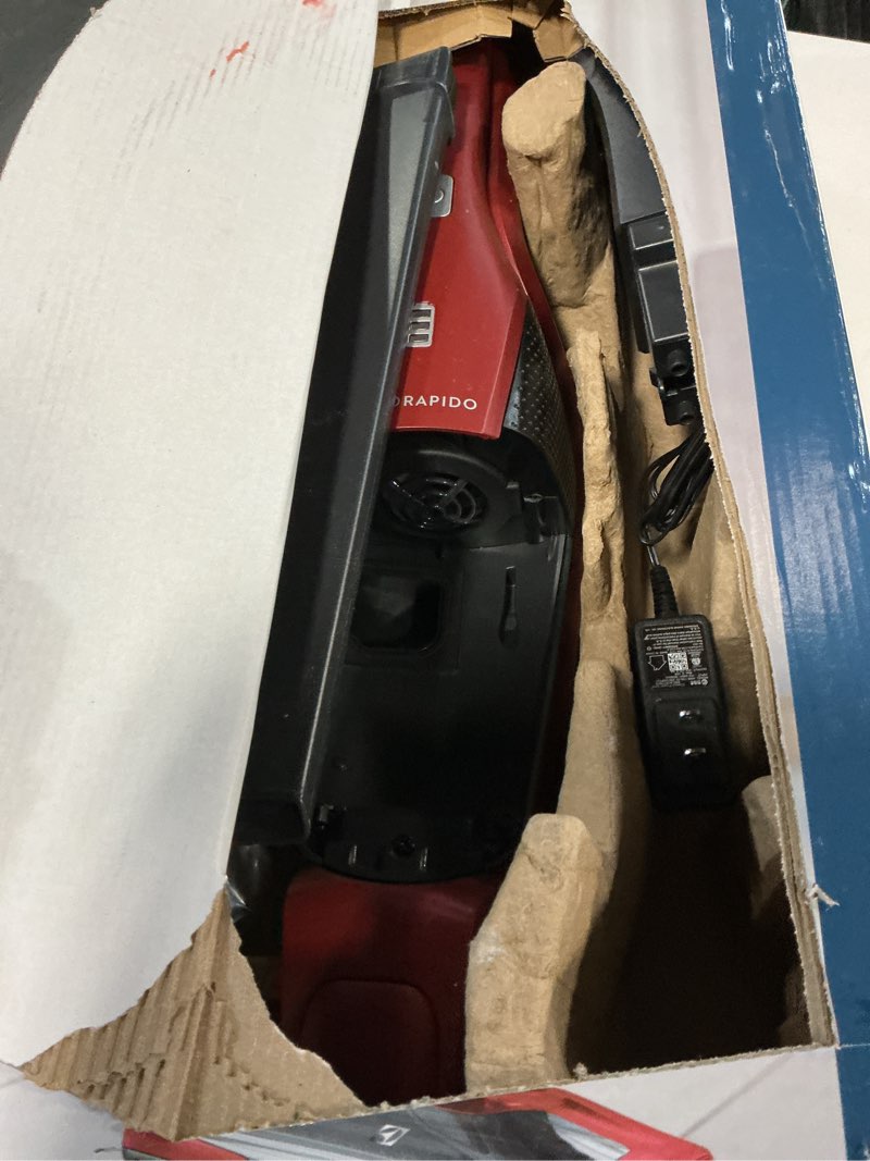 Condition photo showing As Is for electrolux ergorapido pet cordless 2-in-1 vacuum for pet hair removal