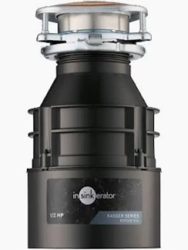 InSinkErator Badger 5XL Garbage Disposal, 1/2 HP, Made In USA, Standard Series