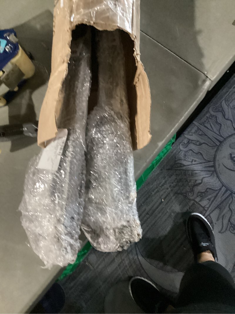 Condition photo showing As Is for ridgid 31105 model 824 aluminum straight pipe wrench, 24-inch plumbing wrench, grey