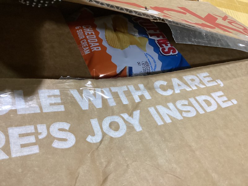 Condition photo showing Good Condition for Ruffles Potato Chips, Cheddar Sour Cream, 1oz (40 Count)