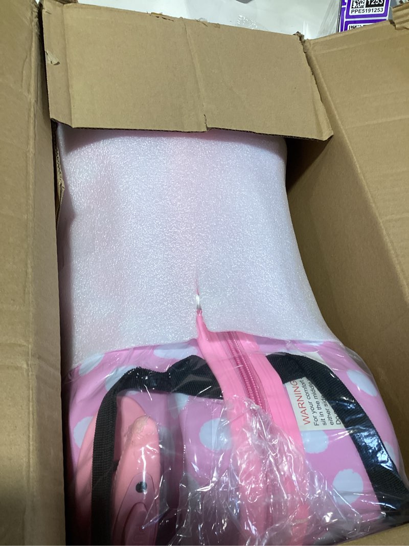 Condition photo showing Good Condition for bioworld hello kitty character face pink ride-on luggage hello kitty face pink