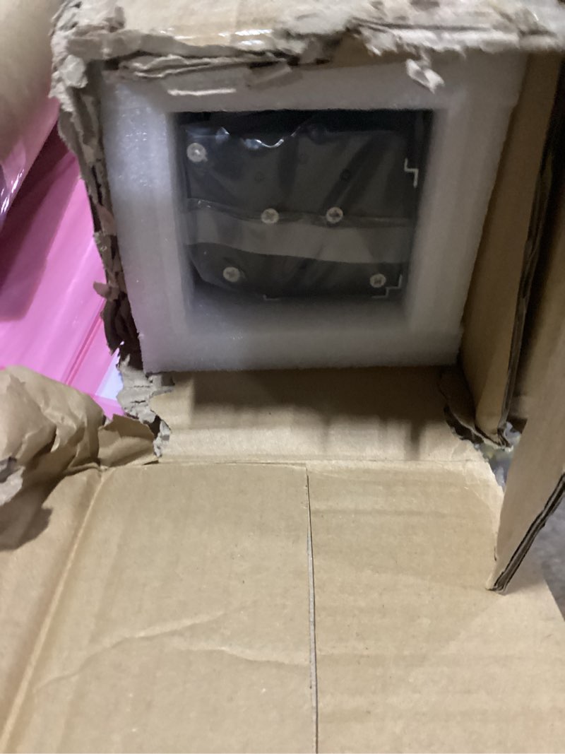 Condition photo showing Good Condition for Outdoor Roller Shade for Patio with Aluminum Valance, (10'W X 8'H) 420GSM New Material Patio Blinds with 95% UV Blockout, Outdoor Blinds with Crank Handle for Shading, Privacy Protection, Black with Crank and Valance 10'W X 8'H Black