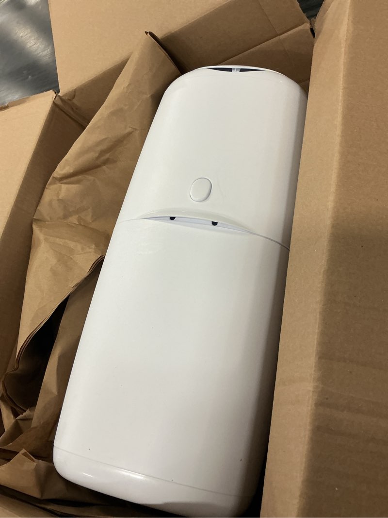 Condition photo showing As Is for Diaper Genie Compact Pail Includes 1 Starter Square Refill That can Hold up to 165 Newborn-Sized Diapers. Pack of 1