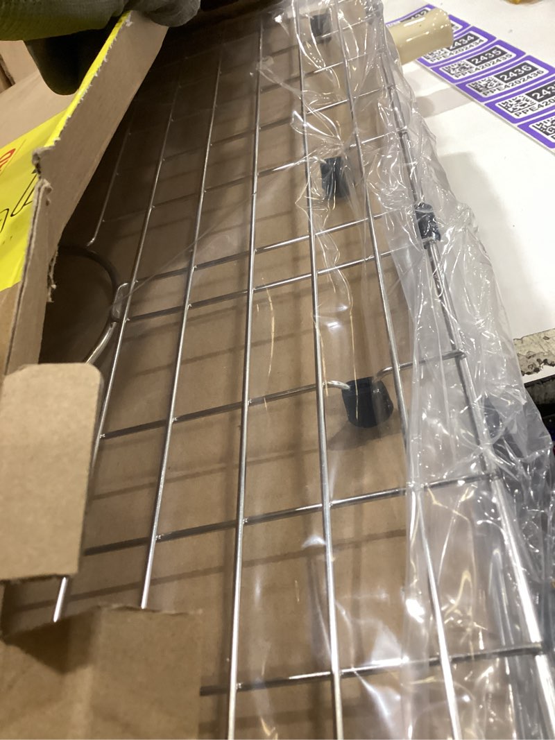 Condition photo showing Good Condition for serene valley 25-1/4" x 12-1/2“ sink grid, rear drain with corner radius 1-1/2", nlw2513r