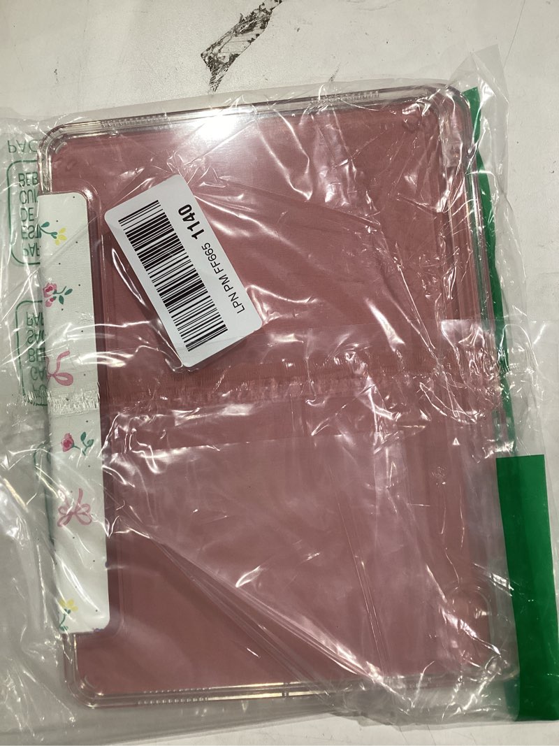 Condition photo showing Good Condition for Feams Slim Case for iPad Air 11-inch M3 2025 / M2 2024, iPad Air 5th Generation 2022 / iPad Air 4th Generation 2020 10.9 Inch Case Clear Back with Pencil Holder & Auto Sleep, Butterfly Knot