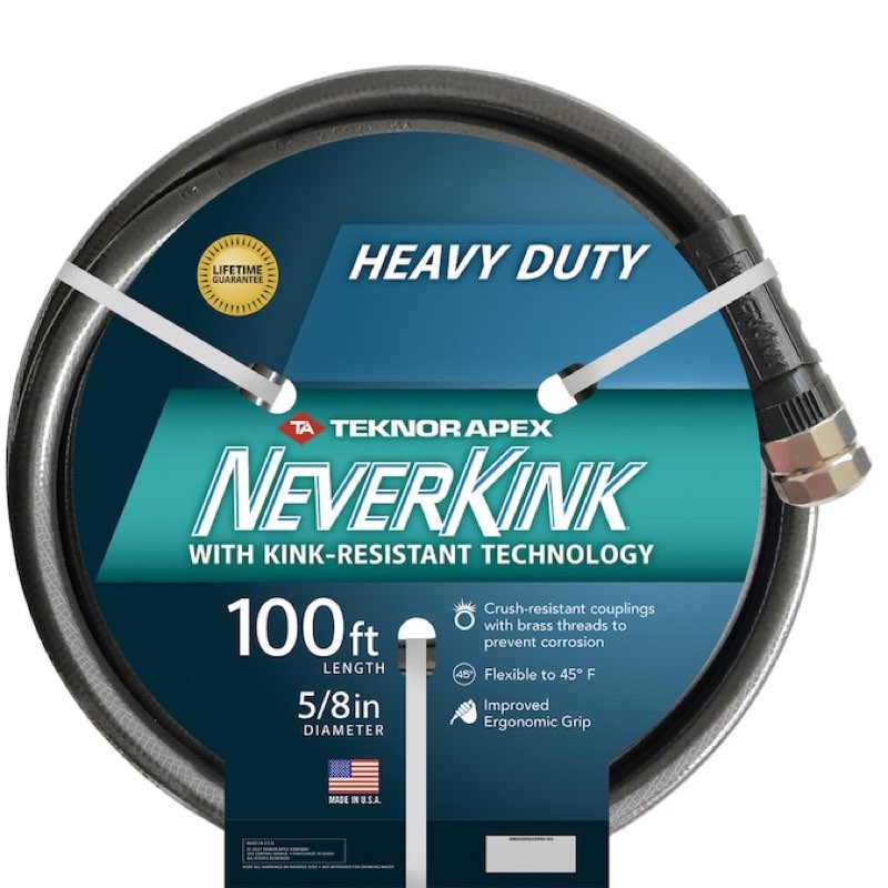 NeverKink Teknor Apex Vinyl Hose 5/8-in x 100-ft