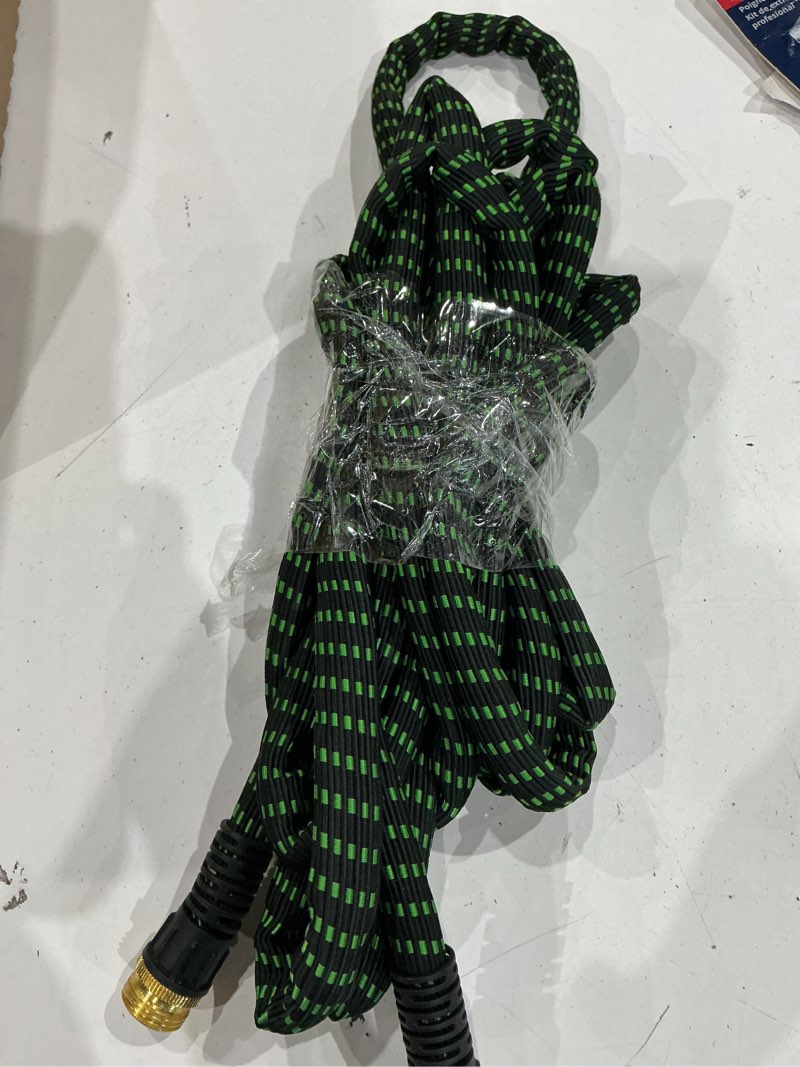 Condition photo showing As Is for flex-able hose flex-able xtreme hose 50ft - kink free, expandable, heavy duty, green garden hose