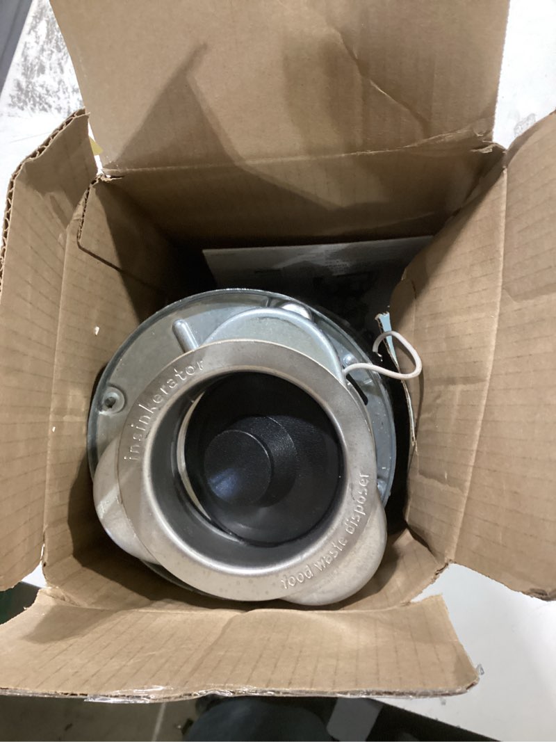 Condition photo showing As Is for NEW InSinkErator Badger 1XL Garbage Disposal 1/3 H