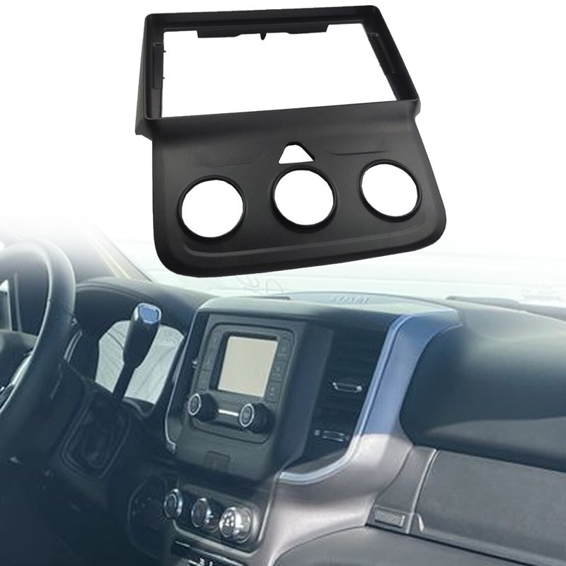Car Stereo Radio Fascia Panel Trim 2 Din Frame Fit For 2013-2019 DODGE RAM