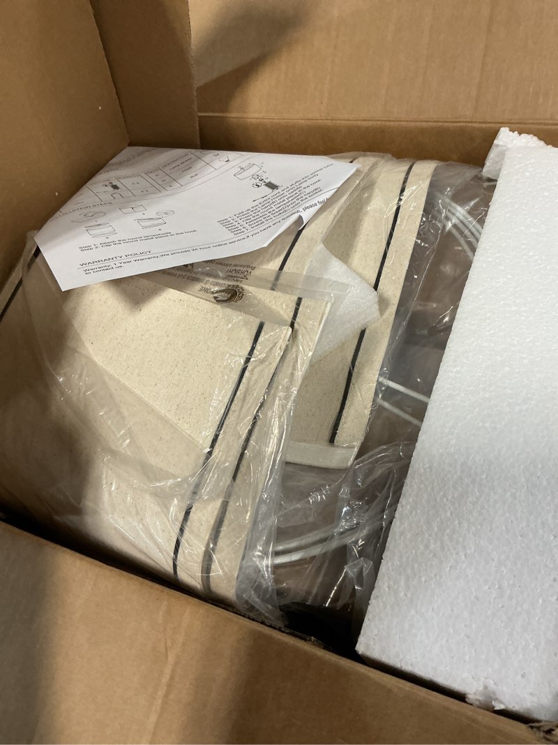 Condition photo showing Good Condition for 27in tall farmhouse table lamp set of 2 with usb c+a & outlet,bronze industrial end table lamp for living room,vintage rustic bedside lamps with night light for bedroom nightstand,bronze